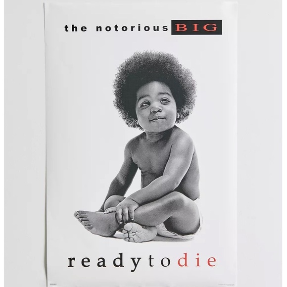 NWT Urban Outfitters The Notorious B.I.G. Ready To Die Poster - Picture 2 of 8